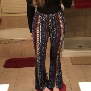 Flared boho pants